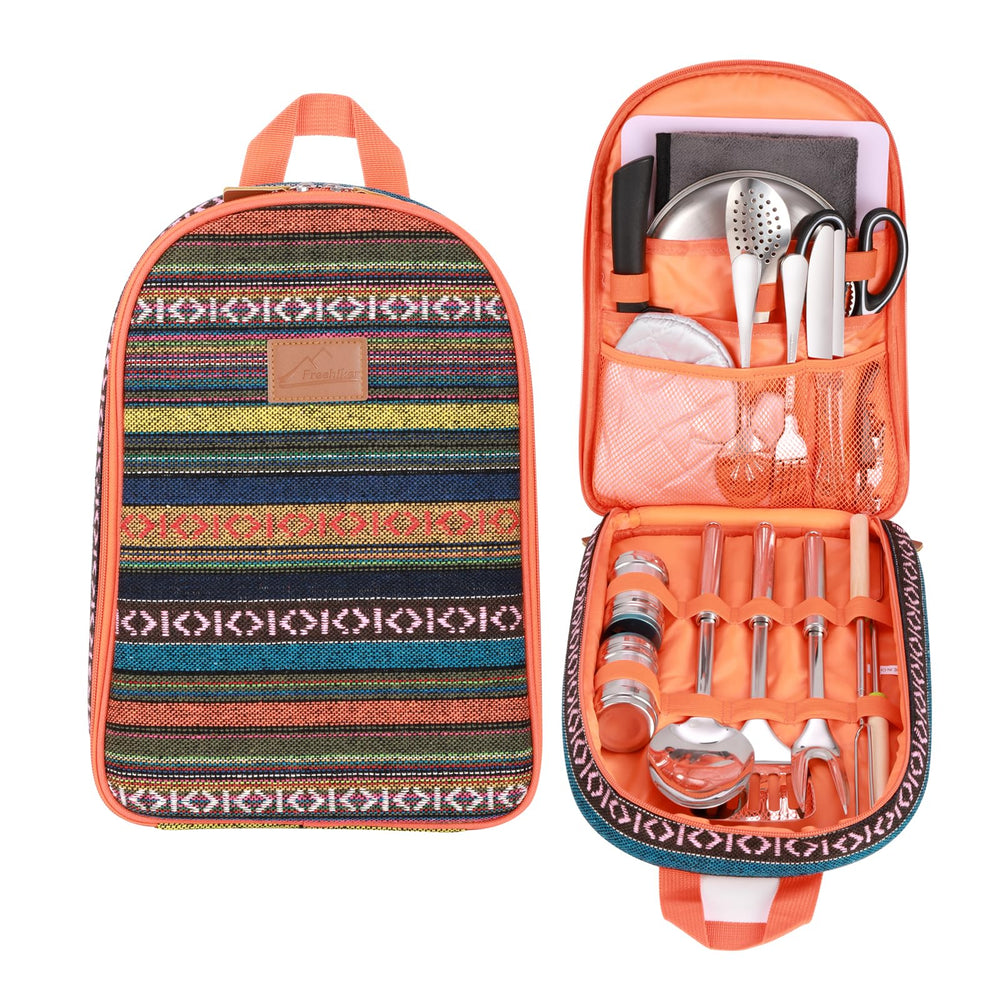 Freehiker dishwasher-safe utensils simplify cleanup after campsite meals.