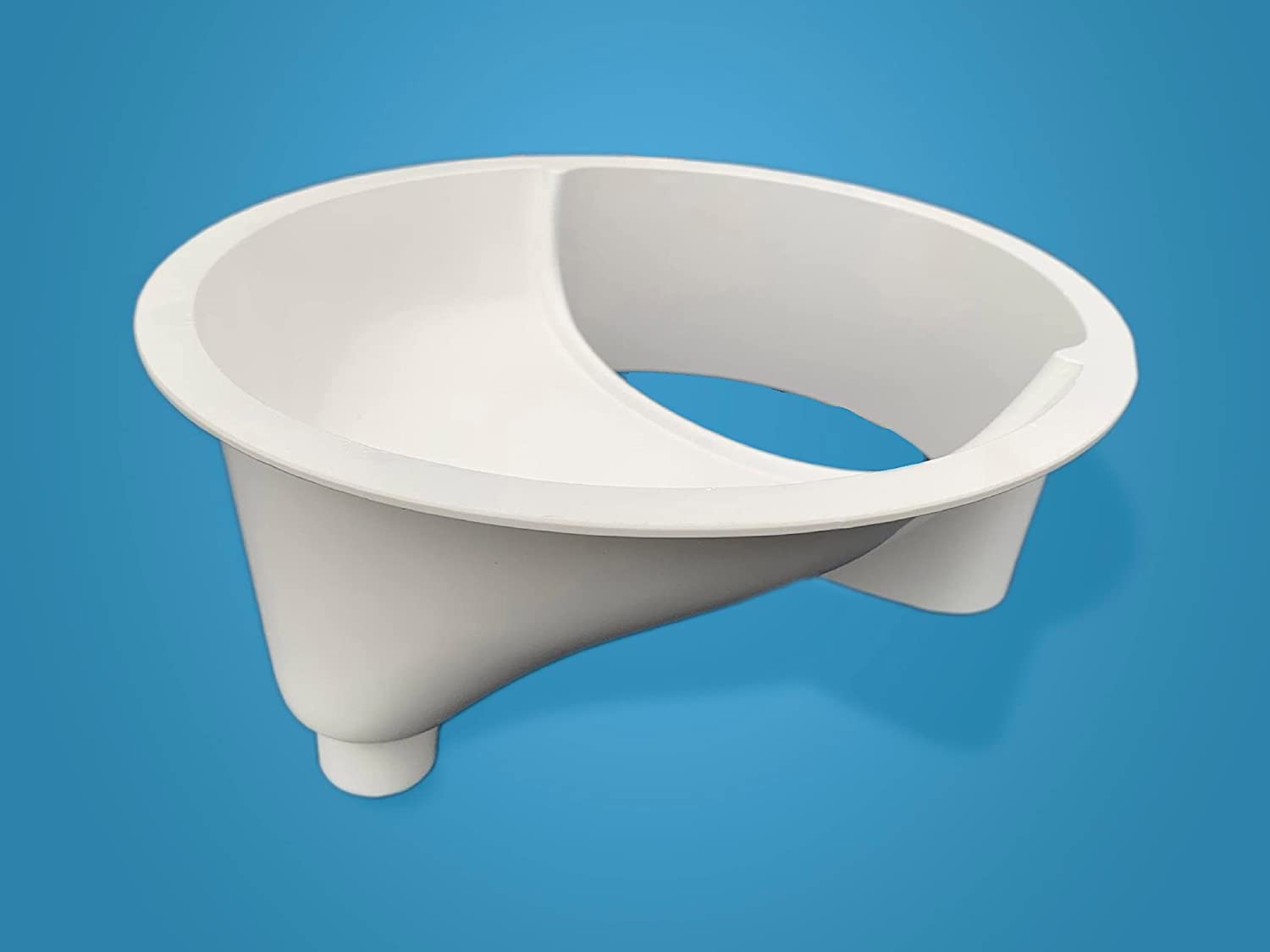 Free Range Designs removable stainless debris screen helps prevent clogs during daily use.