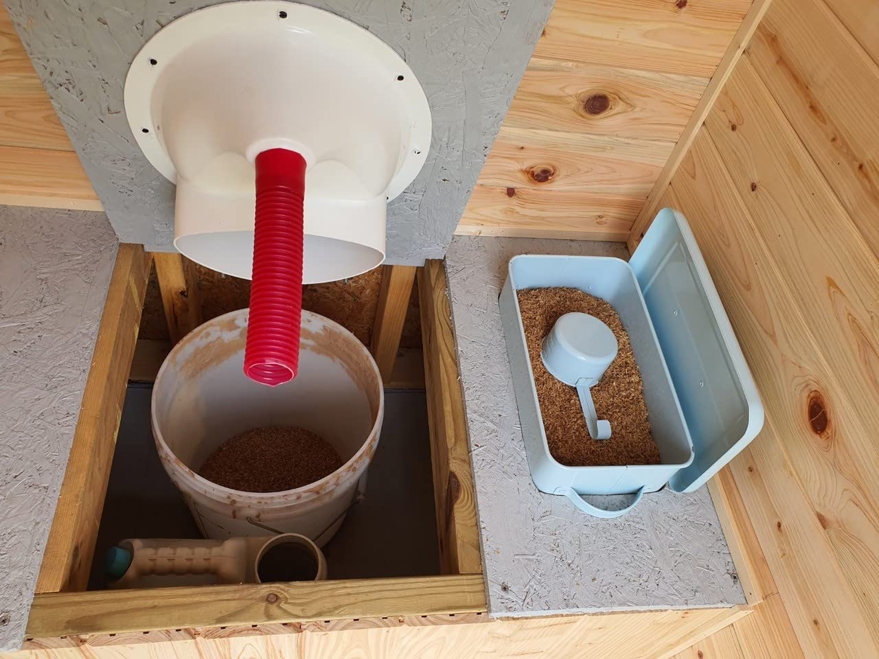Free Range Designs vented and non-vented compatibility supports various dry-toilet configurations.