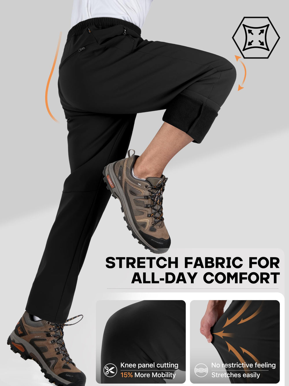 FREE SOLDIER composite fleece inner close-up highlighting plush warmth and moisture management