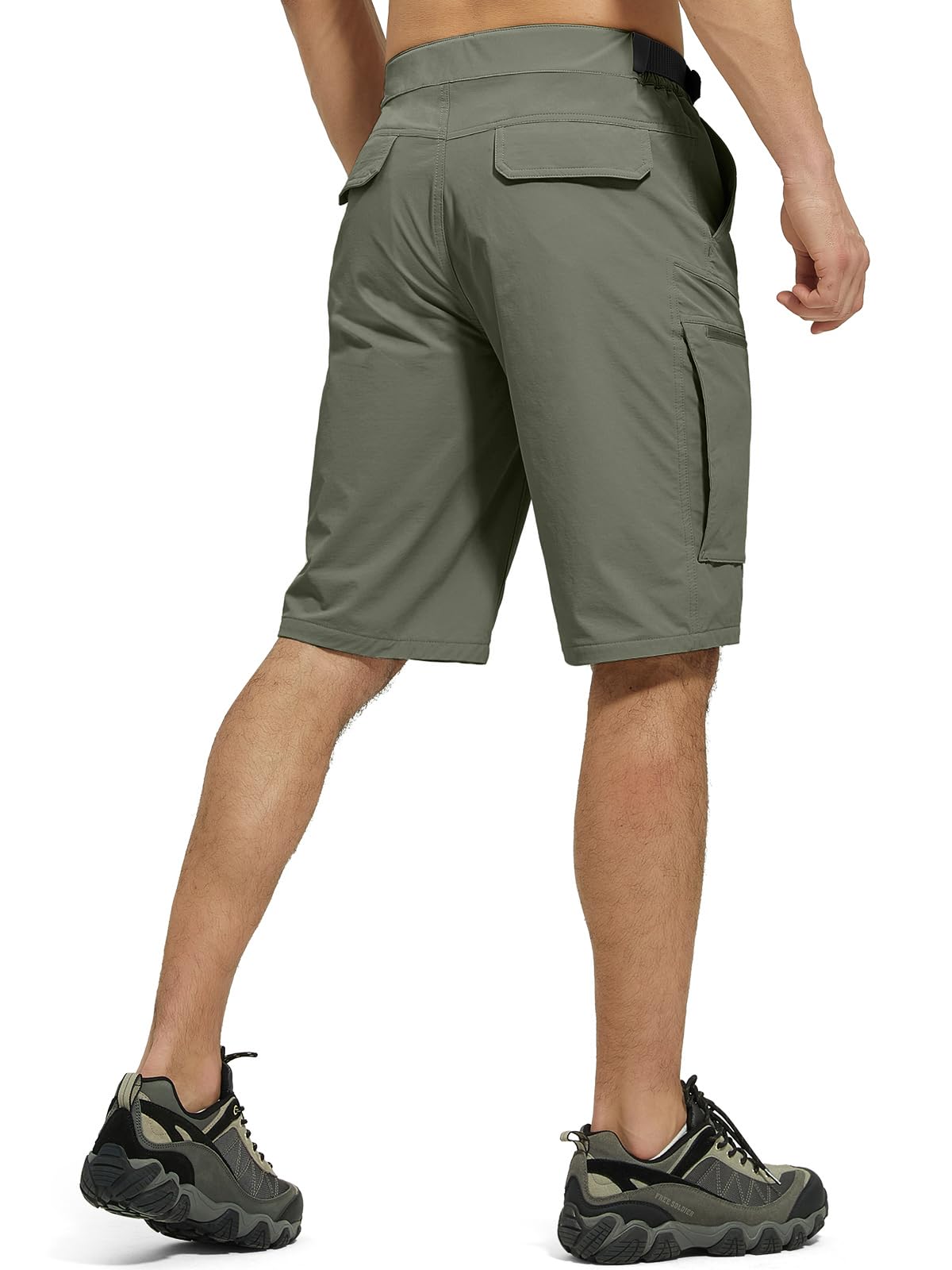 FREE SOLDIER cargo shorts side-pocket access for quick trail tool retrieval