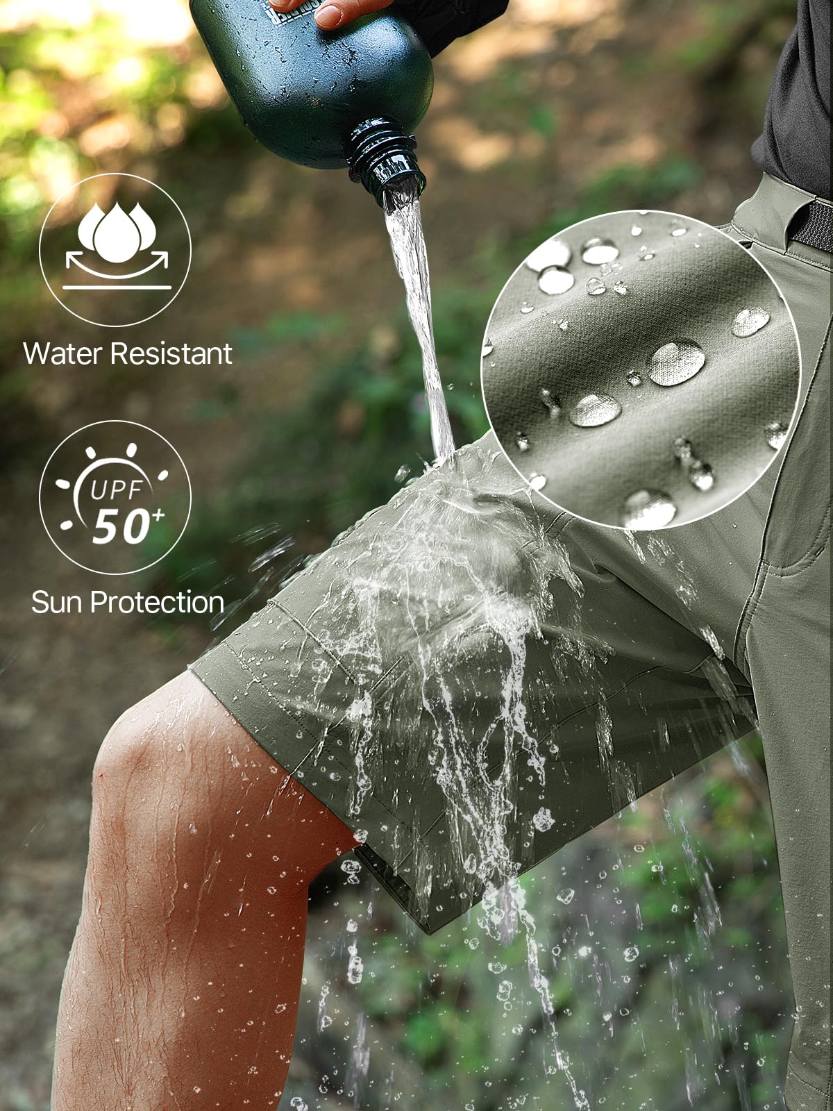 FREE SOLDIER cargo shorts durable stitching for long outdoor wear