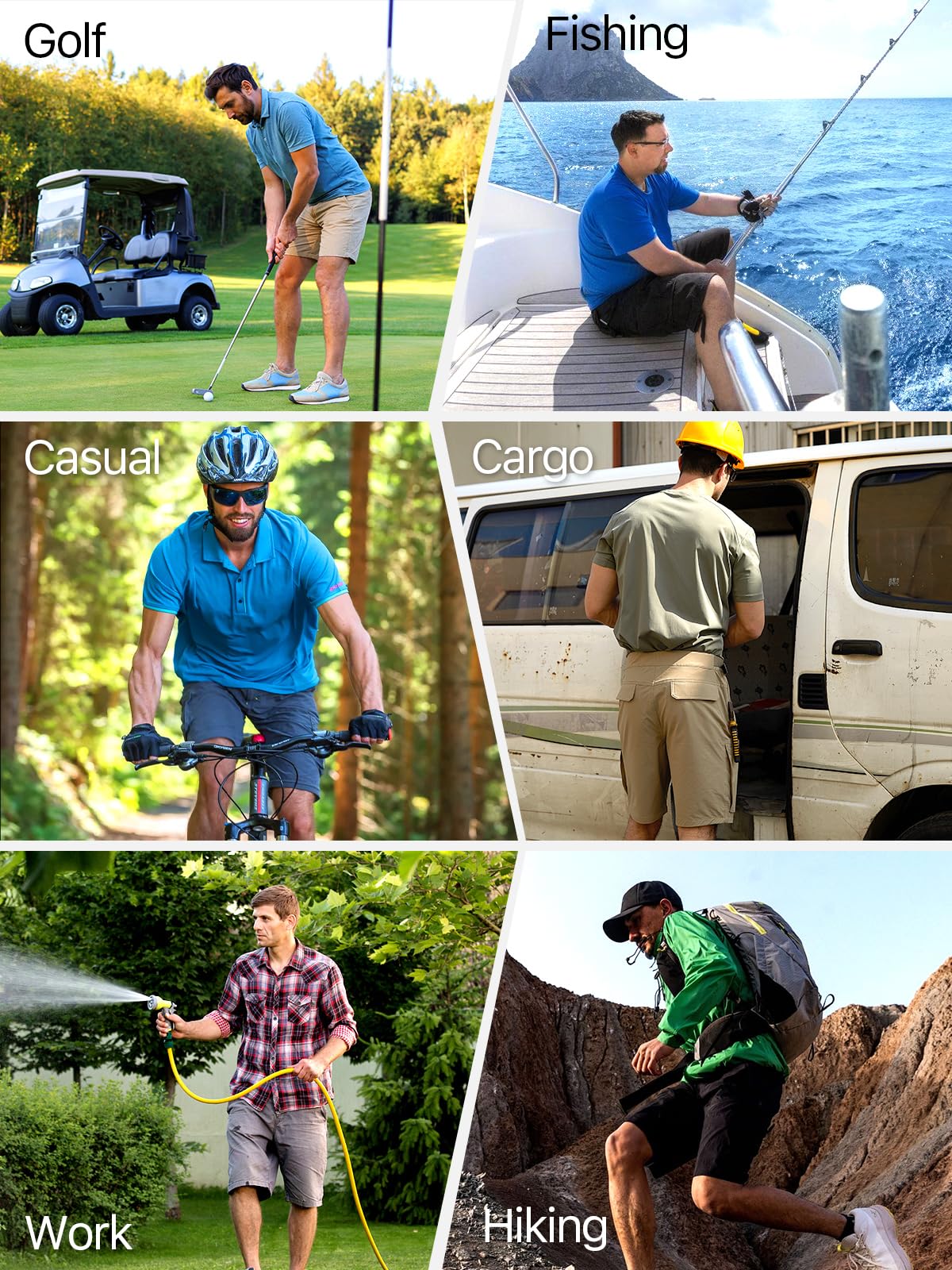 FREE SOLDIER shorts in action during hiking demonstrate mobility and durability.