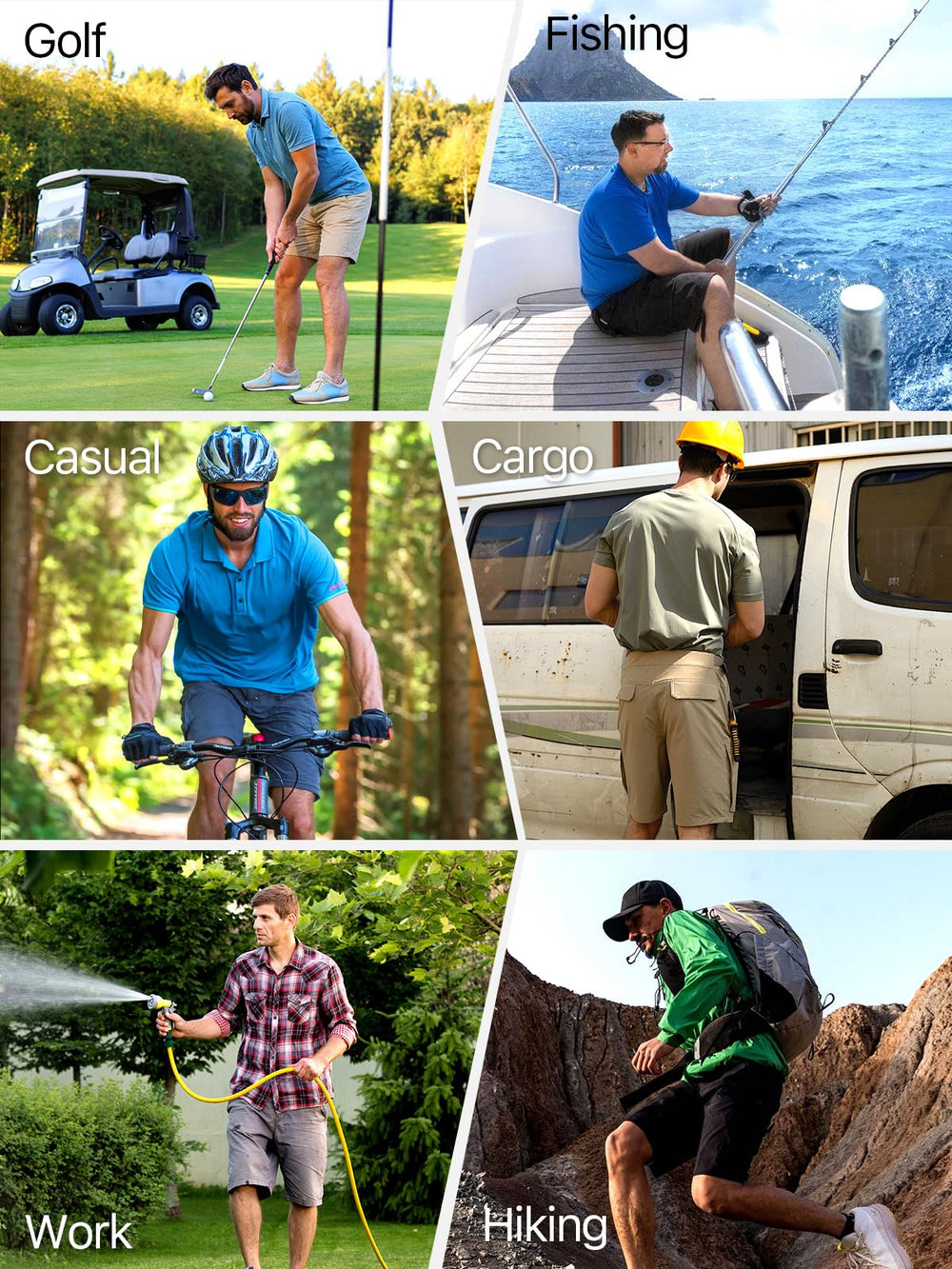 FREE SOLDIER shorts in action during hiking demonstrate mobility and durability.