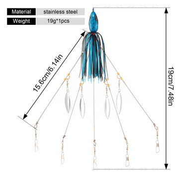 Eva simulation fish head design on lure