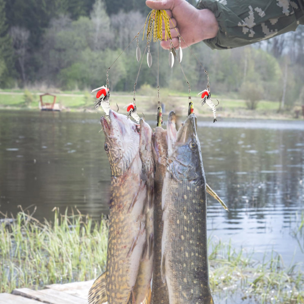 Swivels, snaps and baits compatibility on rig