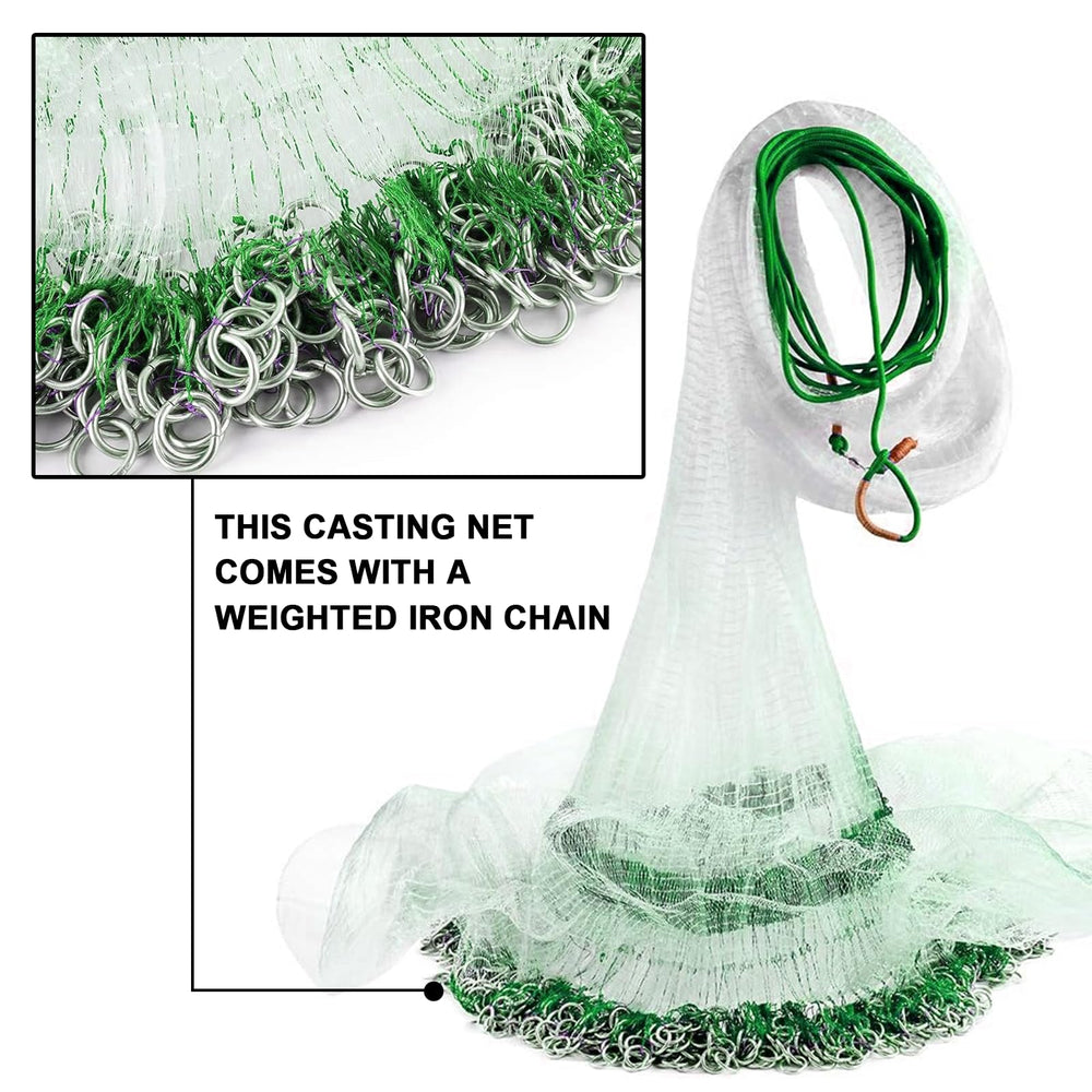 FREGITO 3/8-inch mesh captures a wide range of bait species.