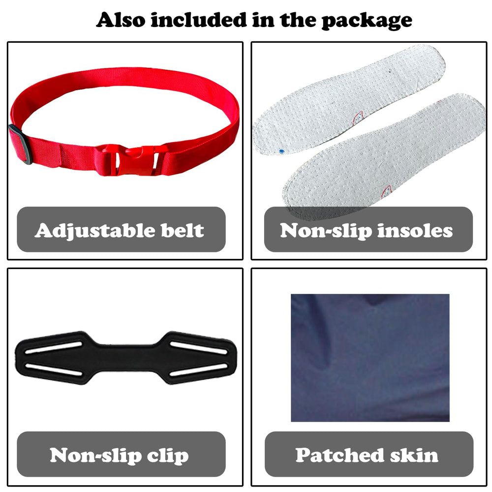 Adjustable straps on chest waders for a secure fit
