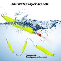 Luminous body and flattened rings of the lure