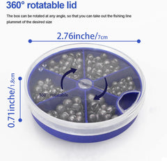 Lead weight fishing weights pack
