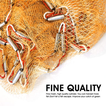 FREGITO 3-8 mesh net captures diverse bait species