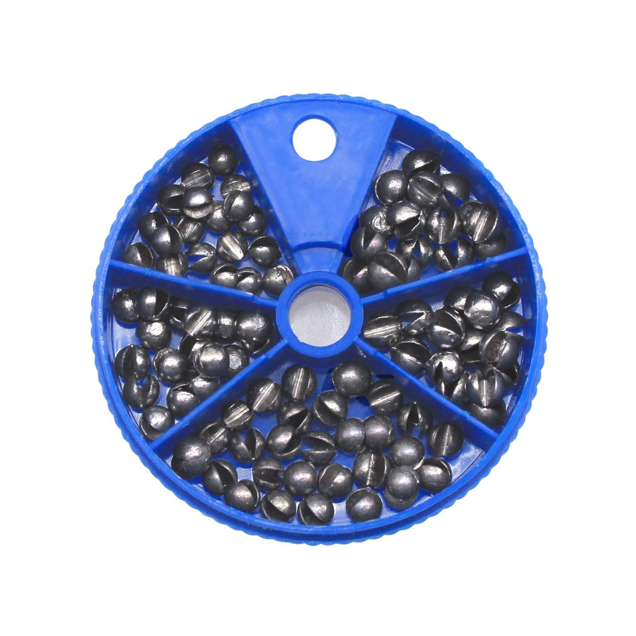 FREGITO sinkers kit with 6 sizes of lead weights and split shot