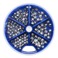FREGITO lead sinkers kit with round storage box display