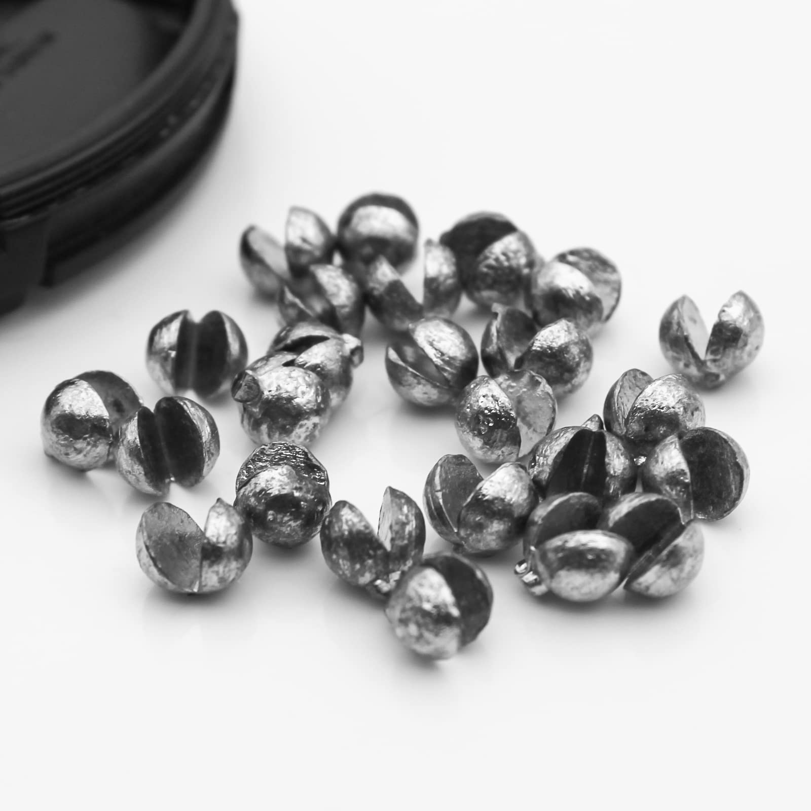 Durable lead fishing weights for freshwater and saltwater fishing