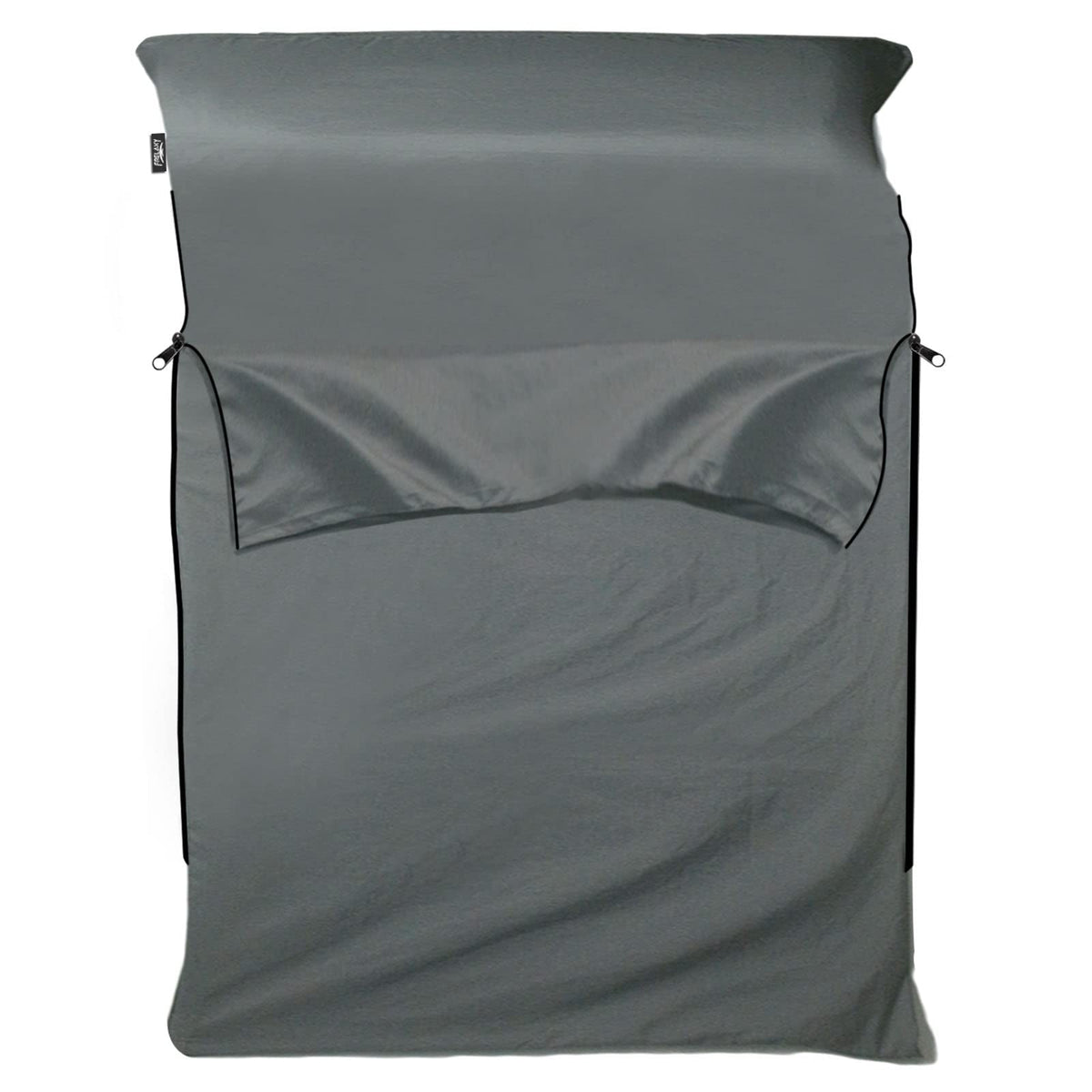 Frelaxy sleeping bag liner in package shows compact travel-ready packaging for easy carry