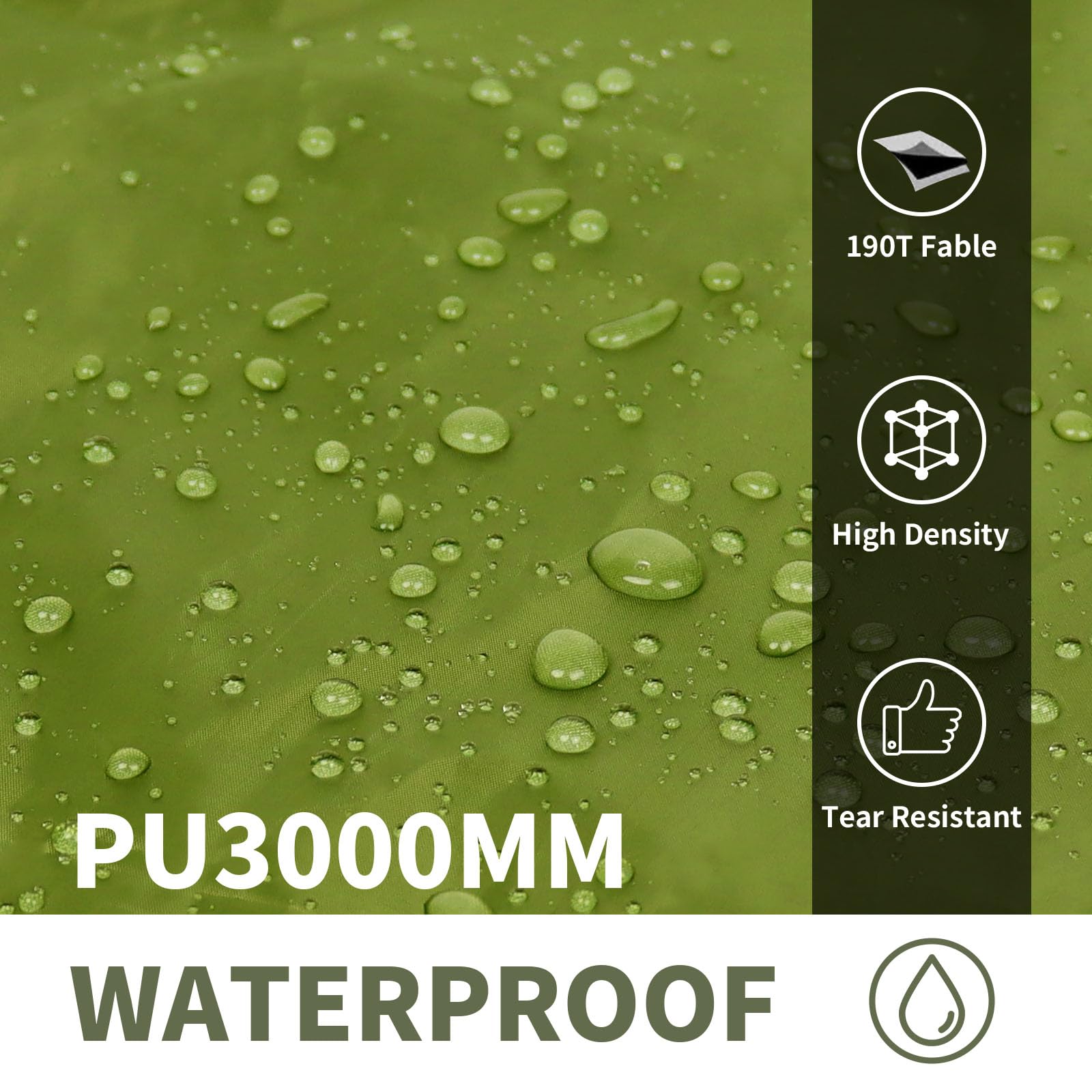 Frelaxy tent footprint versatile for hammock, beach, or ground tarp setups.