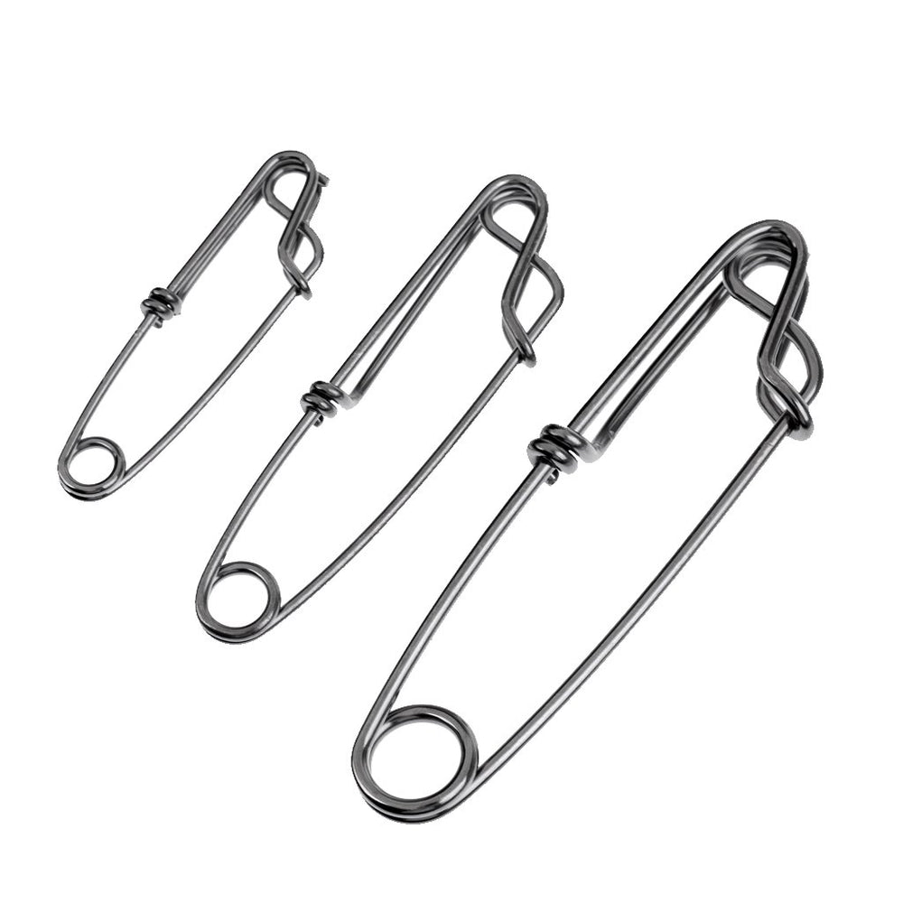 Freneci 60mm long-line clip close-up highlighting strong snapping action for secure lines.