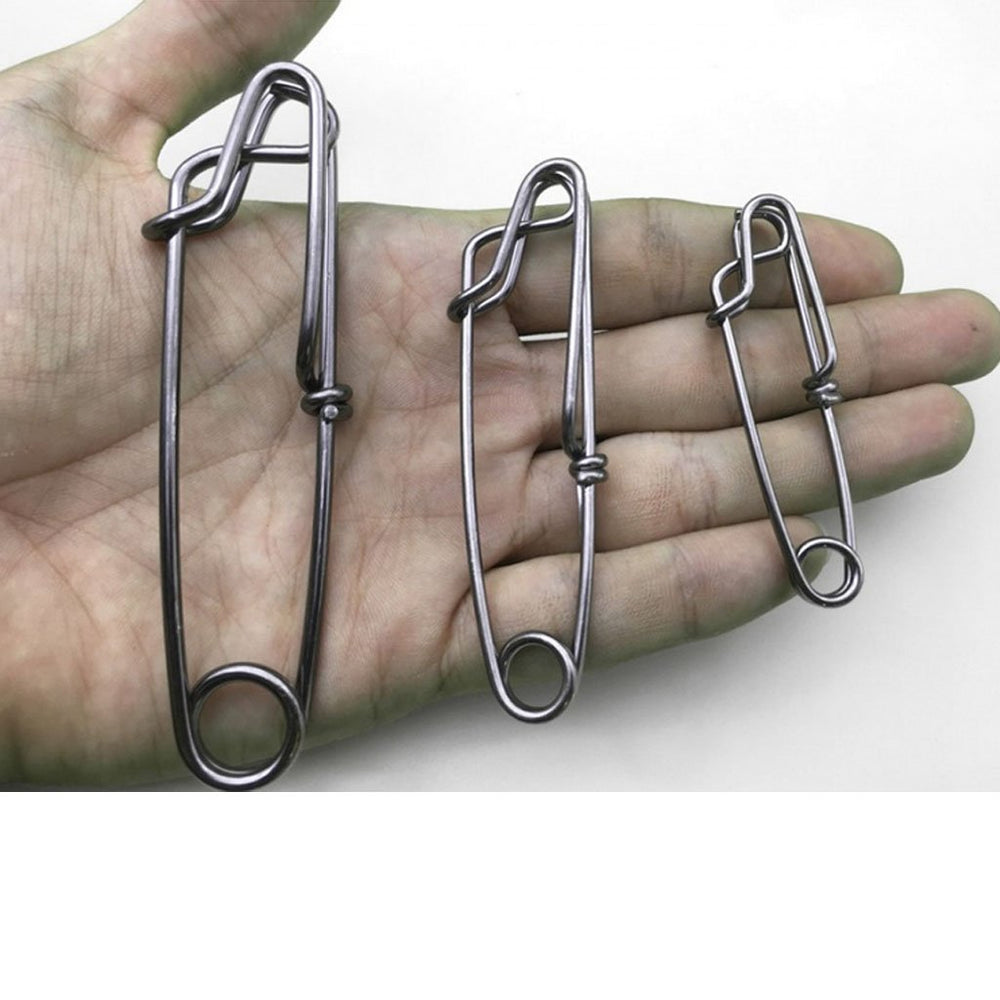 Freneci clip used for crabbing and shrimping setups with secure holds.