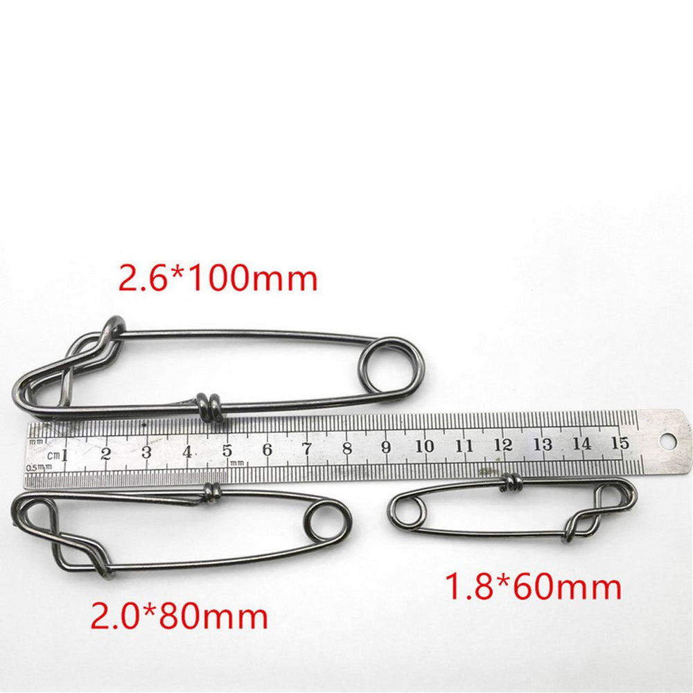Freneci long-line clip shown with floats to illustrate compatibility.