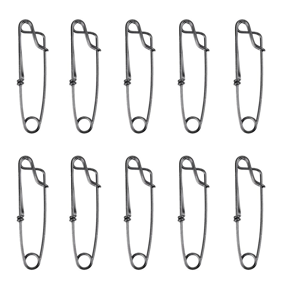 Freneci shiny stainless-steel clip close-up emphasizing robust build and high-tension design.