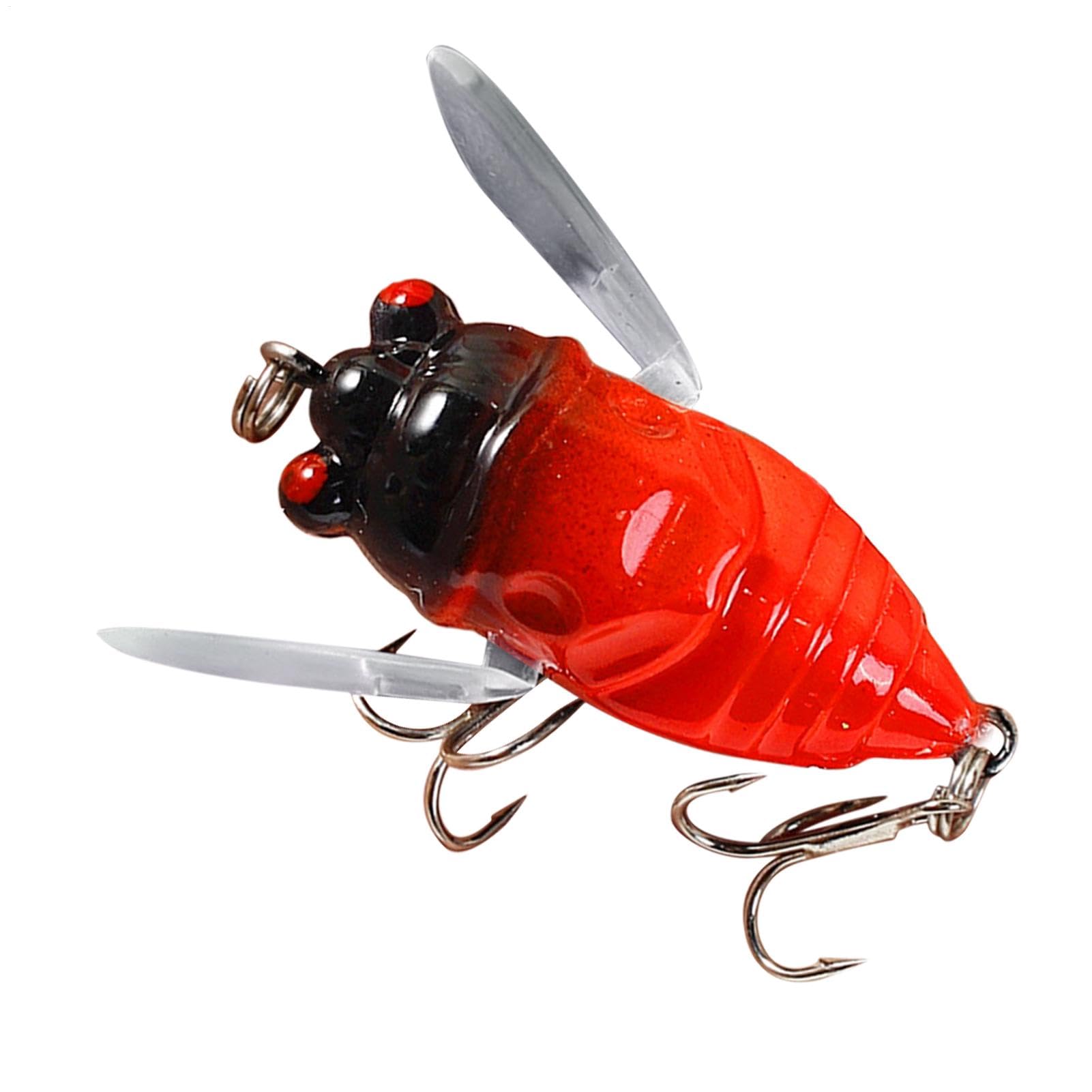 Freshwater Cicada Lure ideal for lake and pond fishing setups.