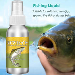 Freshwater Fishing Liquid spray-action highlights easy application during fishing trips