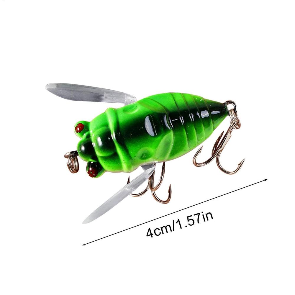 Freshwater Fishing Lures cicada lure realistic movement triggers bites.