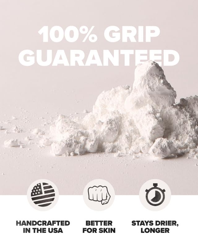Friction Labs Bam Bam chalk texture provides consistent moisture for control.
