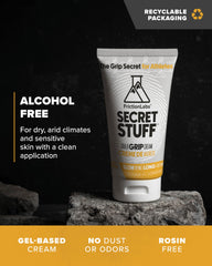 Friction Labs Secret Stuff Liquid Chalk mess-free formula keeps hands and gear clean.