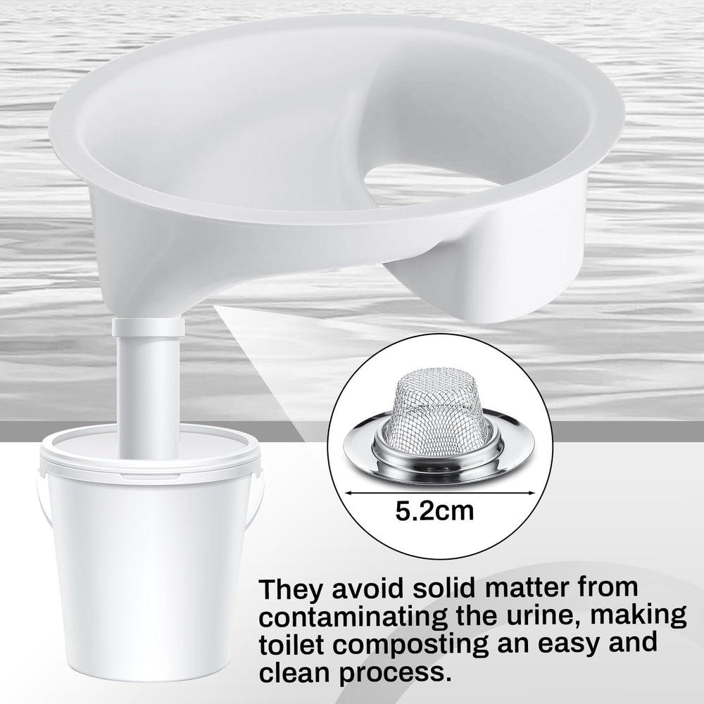 Frienda urine diverter easy-clean design enables quick wipe-down and hygiene.