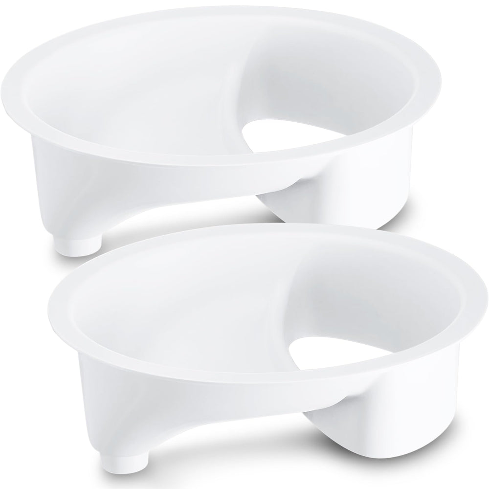Frienda urine diverter packaging two-pcs shows two separators and lids.