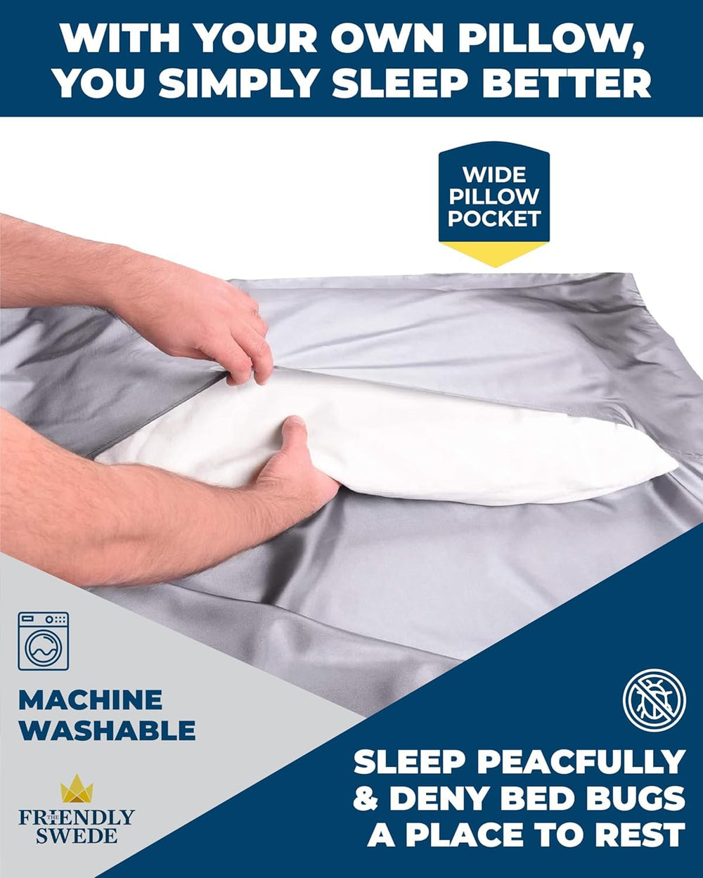 The Friendly Swede full-length side zip enables smooth in-and-out.