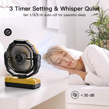 FRIZCOL quiet-operation fan keeps cool with minimal noise.