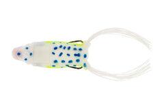 Frog Factory Boom Boom FrogFur top enhances hookups by snagging bass teeth for firmer sets.