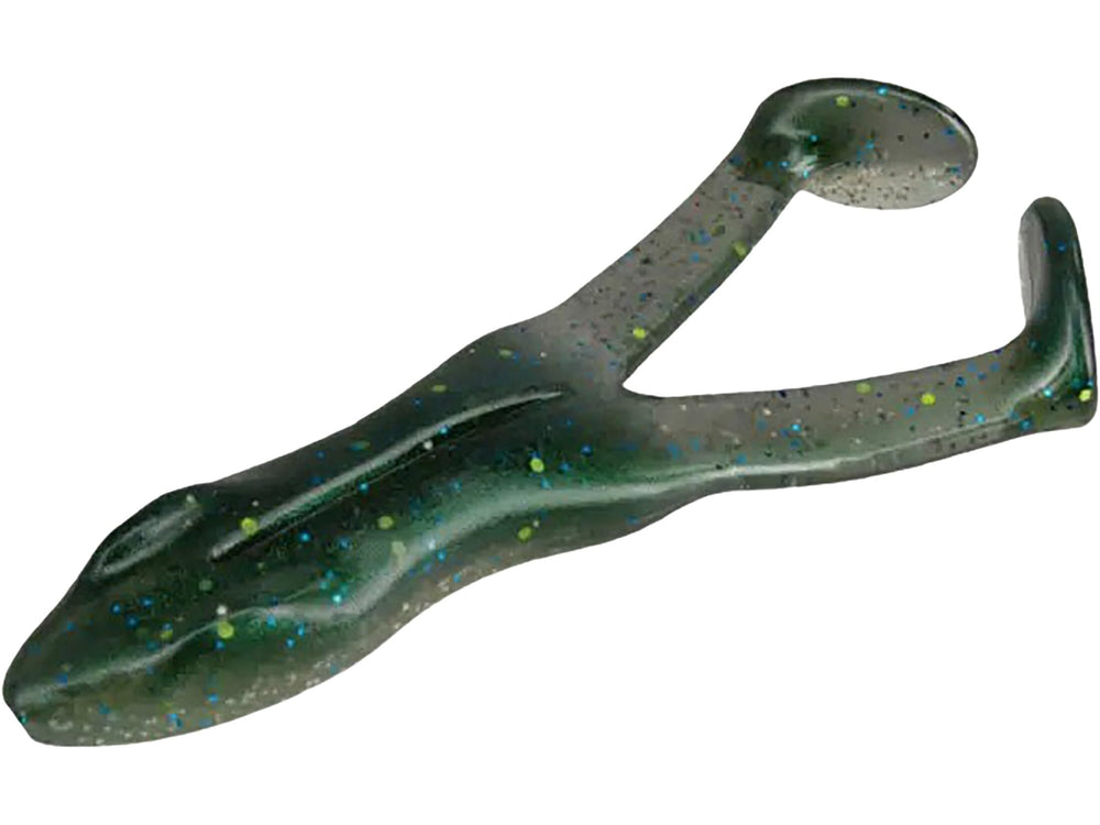 Frog Factory Ribbit Frog 5-pack in green gizzard ready for topwater bass bites
