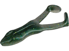 Frog Factory Ribbit Frog 5-pack in green gizzard ready for topwater bass bites