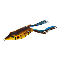 Frog Factory Sonic Boom 70 hot mustard topwater frog attracts bass on bright days