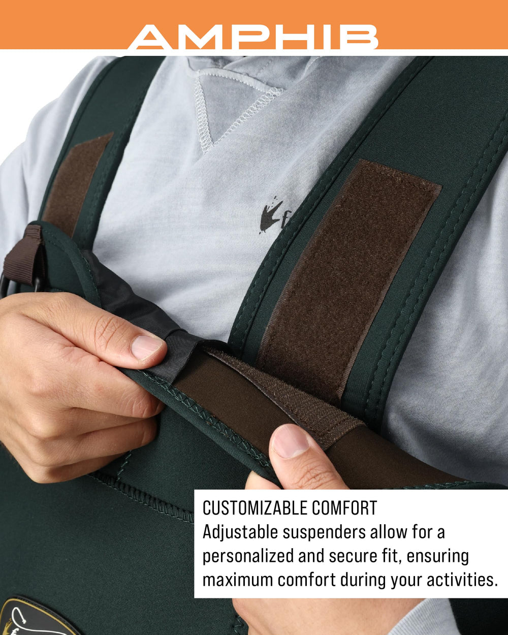 FROGG TOGGS Amphib neoprene booties with gravel guards reduce debris