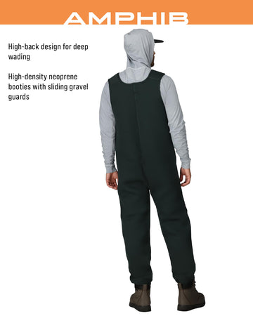 Frogg Toggs Amphib Neoprene Wader high-back design for deep-water wading
