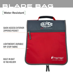 FROGG TOGGGS Bait Bag interior pockets keep blade baits organized and secure.