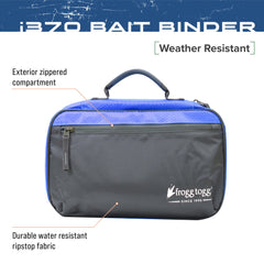 FROGG TOGGS Bait Binder interior pockets neatly organize hooks and weights