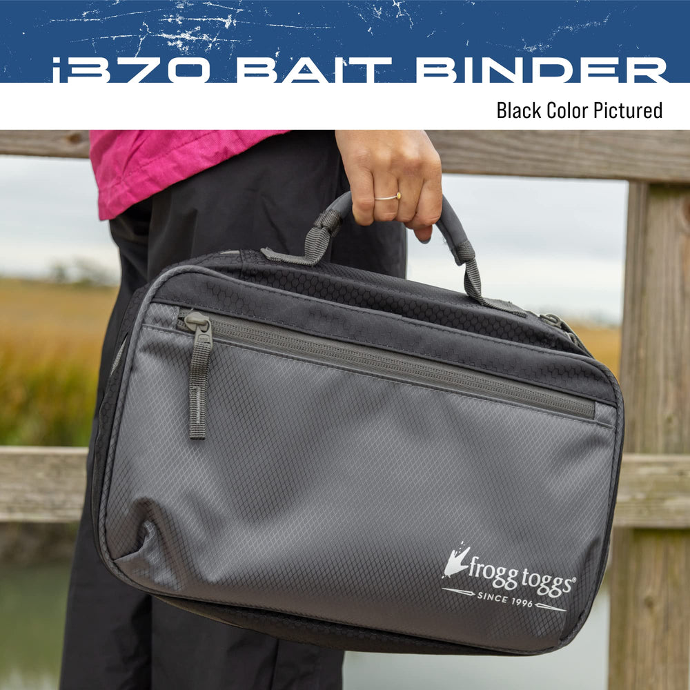 FROGG TOGGS Bait Binder external and mesh pockets for fast access