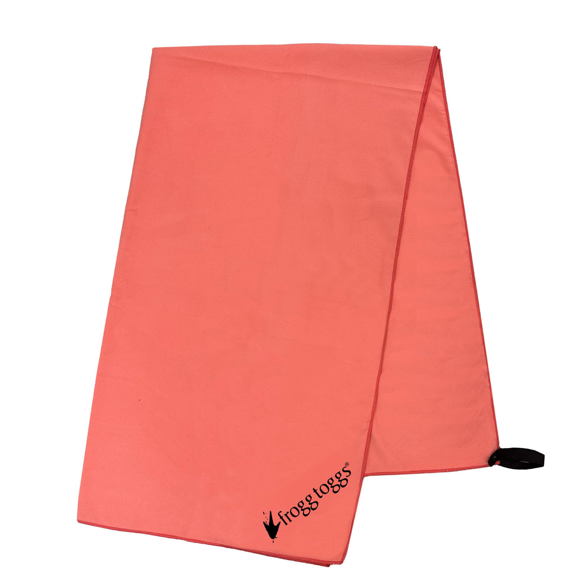 Frogg Toggs Beach-Camp microfiber towel laid flat showing generous coverage for drying and lounging.