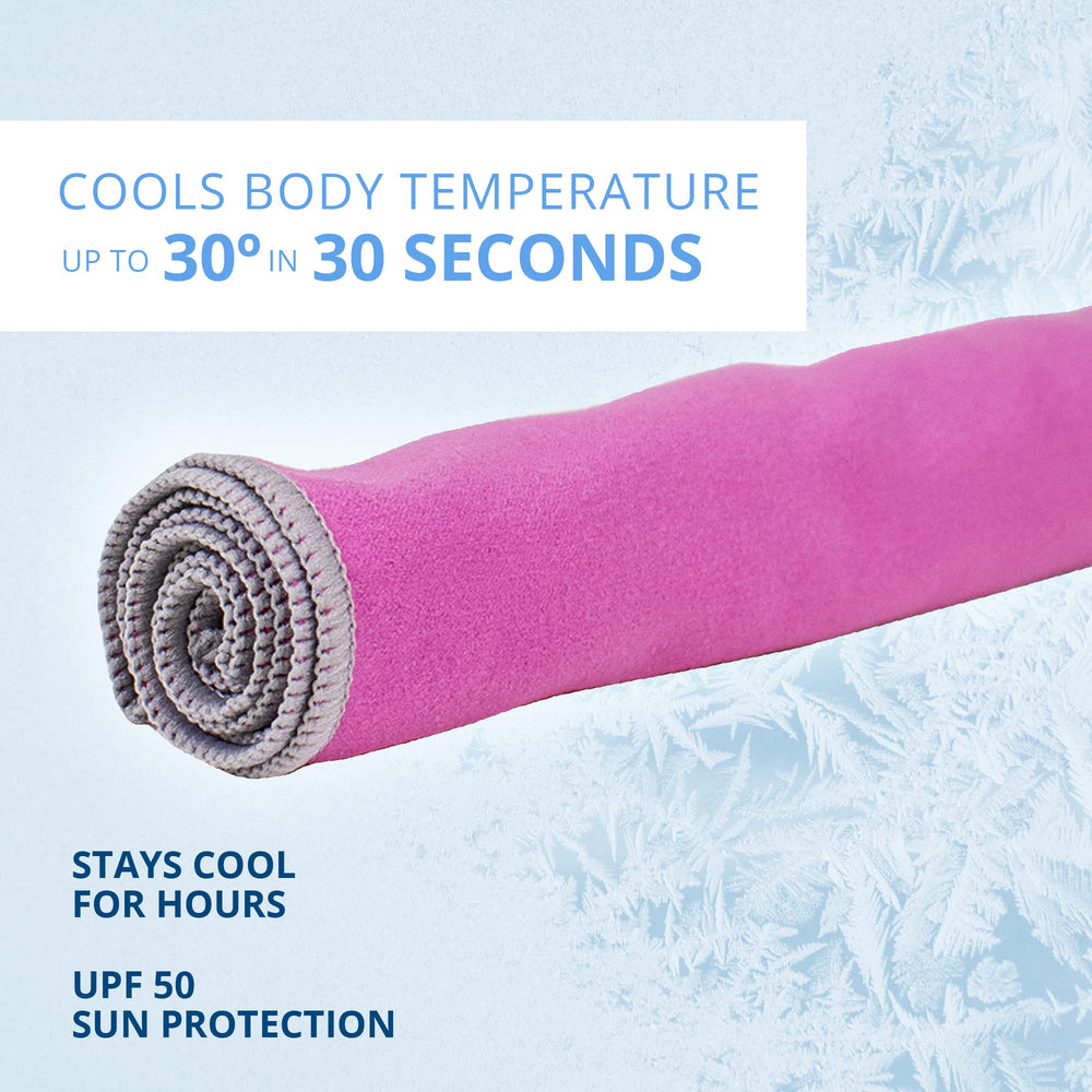 FROGG TOGGS Chilly Pad Pro against the skin providing soft cooling comfort during a workout