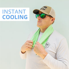 FROGG TOGGS Chilly Pad PRO towel wet and wrung to start cooling.