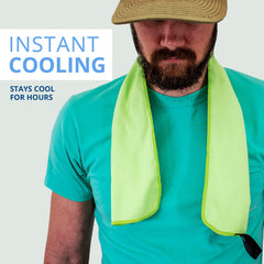 FROGG TOGGS Chilly Pad Pro towel wetted to trigger cooling.