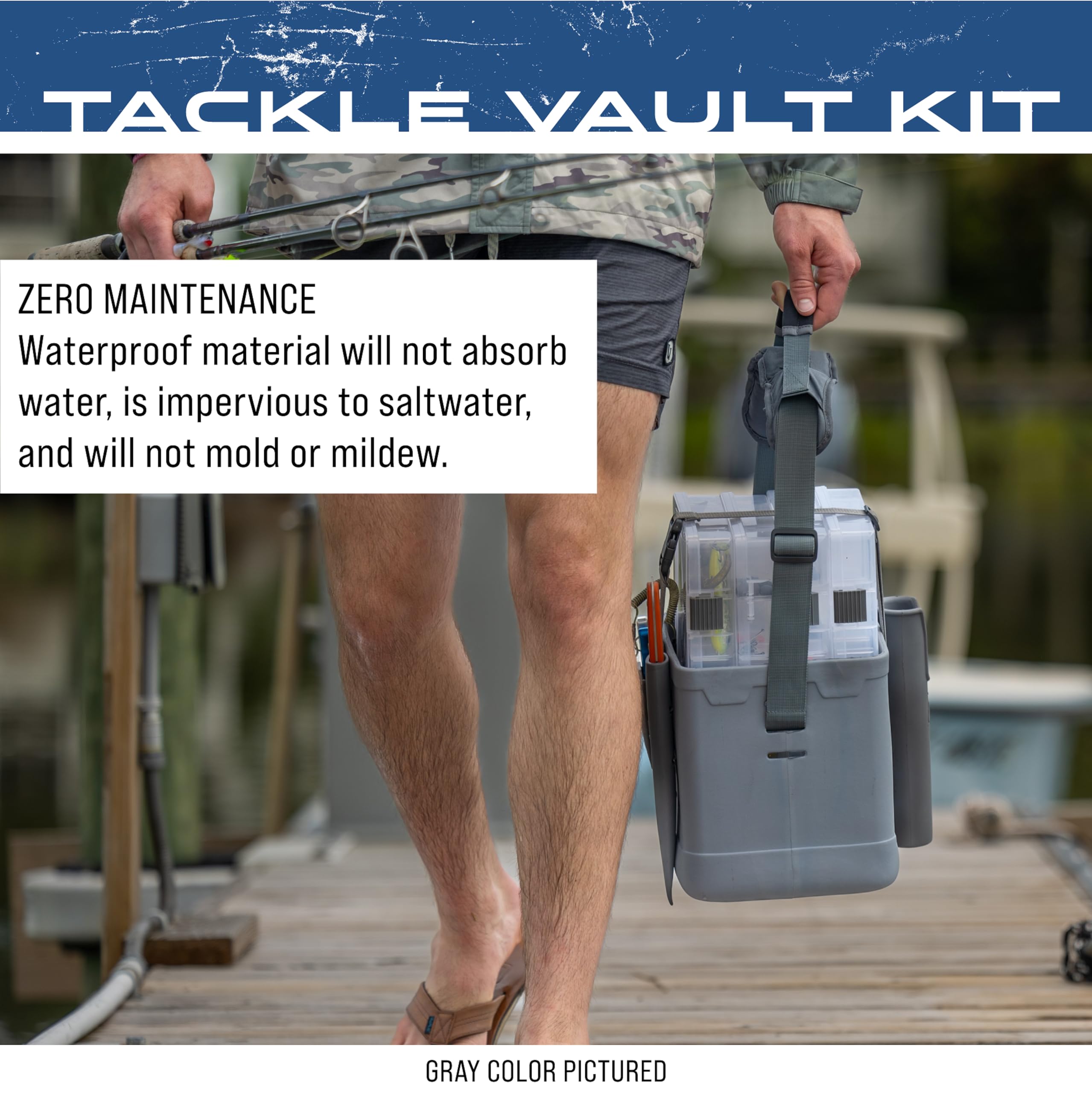 FROGG TOGGS EVA Tackle Vault Tote saltwater resistant and easy to clean