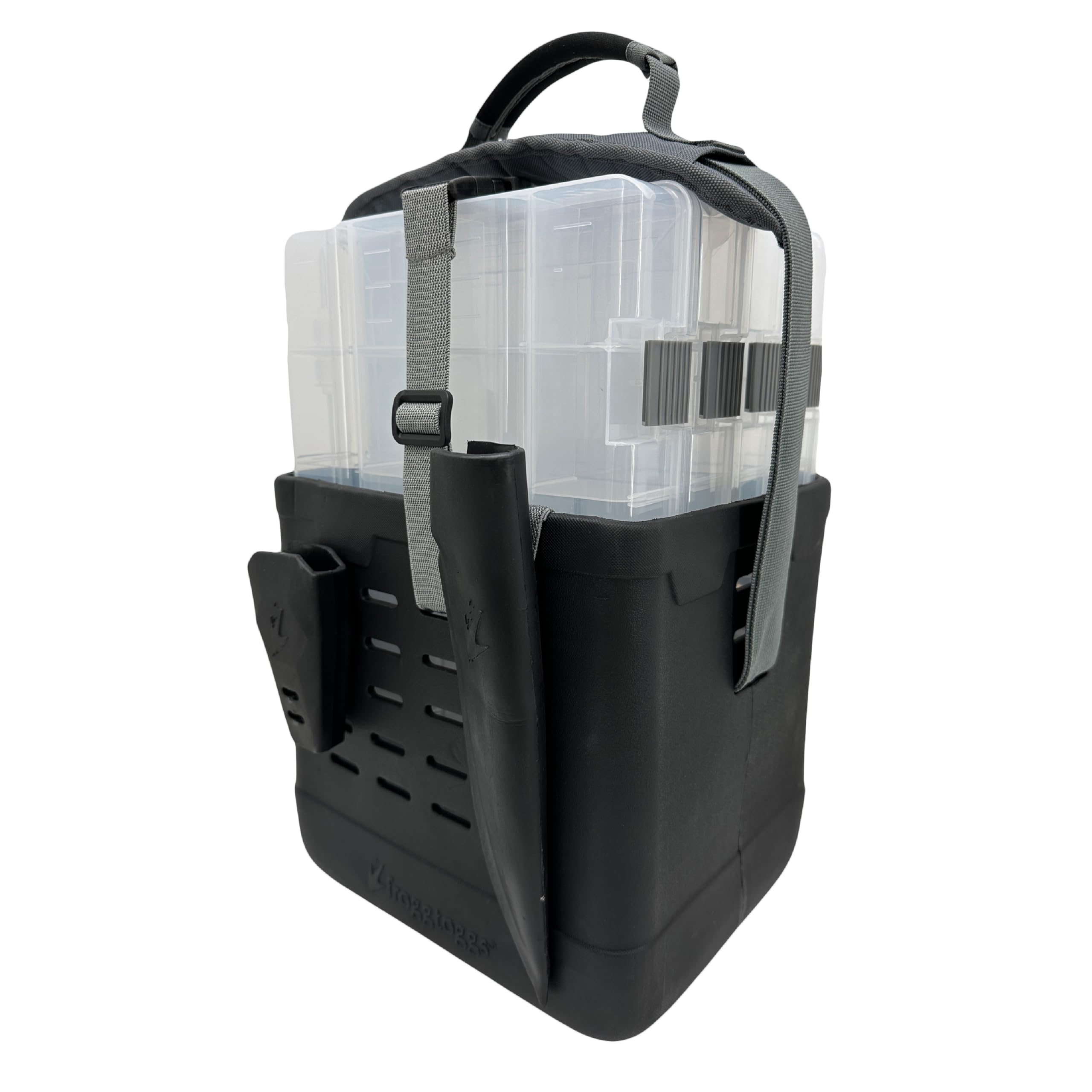 FROGG TOGGS EVA Tackle Vault Tote, compact non-marking shell for boat storage.