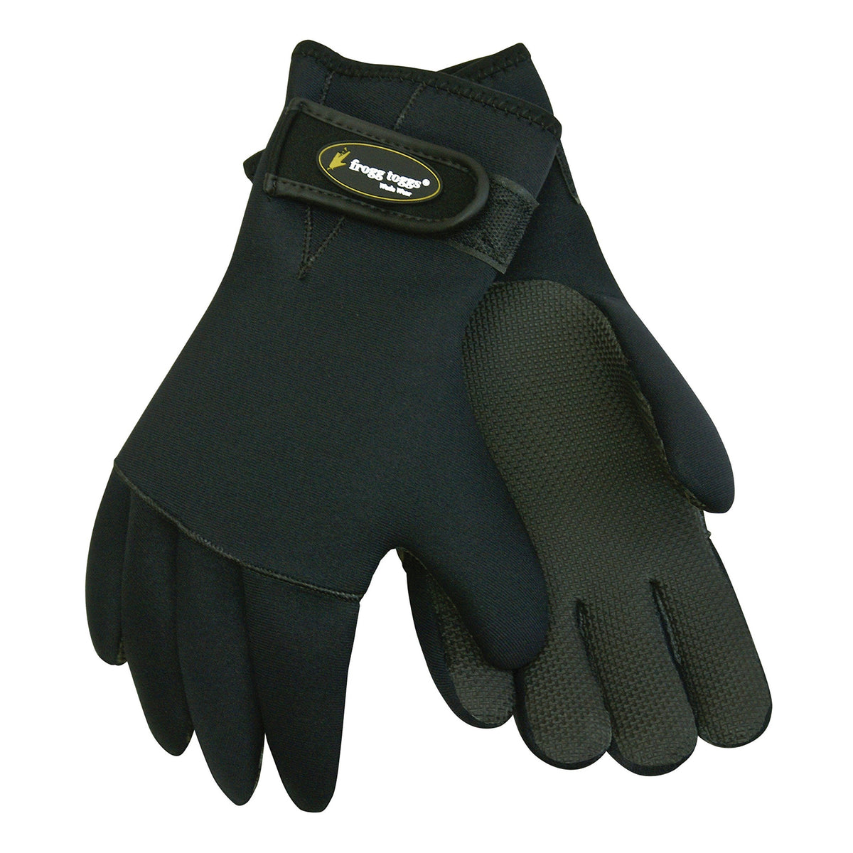 FROGG TOGGS Frogg Fingers gloves with 3.5mm neoprene and nonslip palm for grip and warmth.