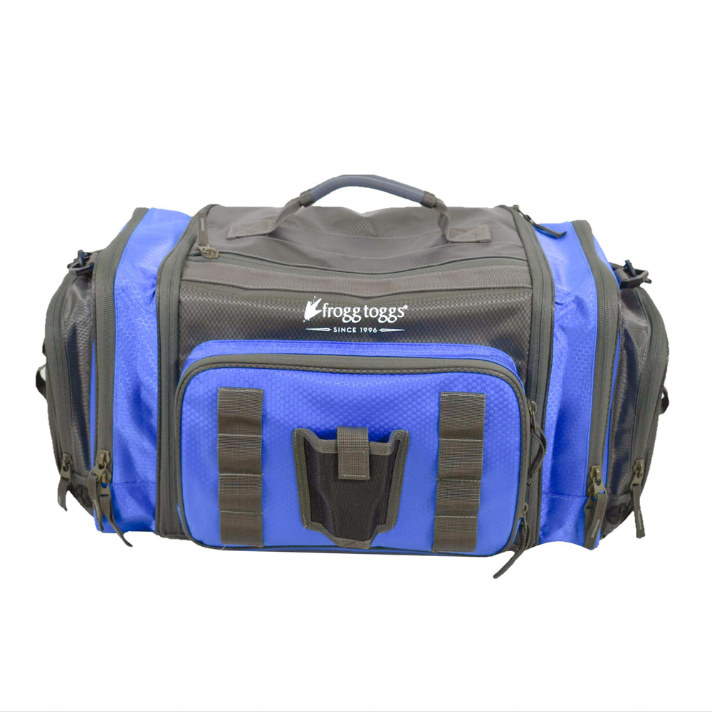FROGG TOGGS heavy duty tackle duffle front view for quick gear access